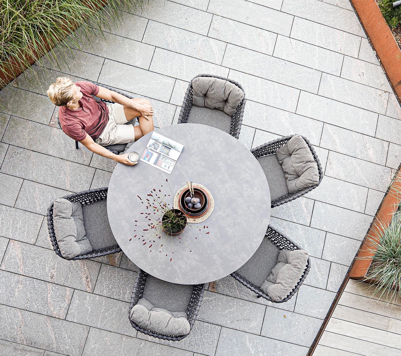 Cane-Line I Ocean Stuhl Soft Rope