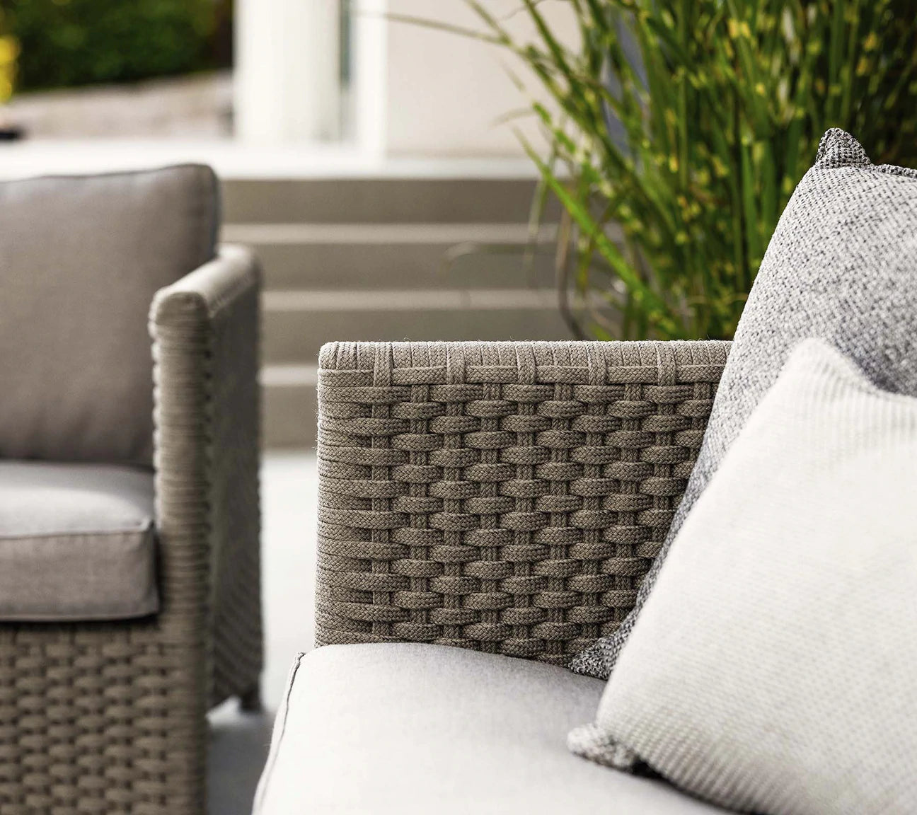 Cane-Line Diamond 3-Sitzer Sofa, Detailansicht