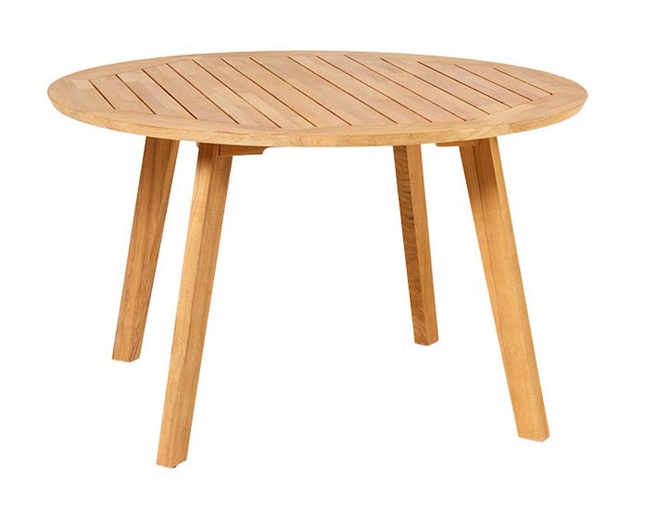 Traditional Teak I Diana Mosaic-Teak Table 145 cm, rund