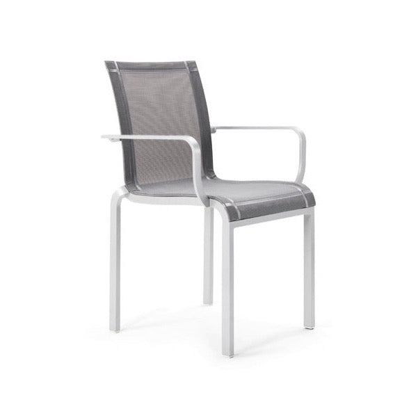 Ego Paris tandem dining chair with armrests