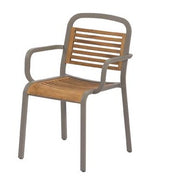 Ego Paris Teak Armlehnenstuhl Marumi