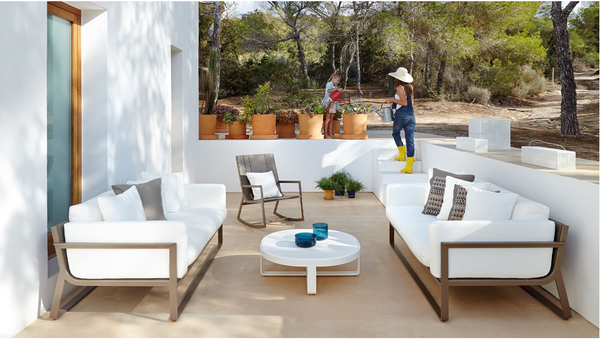 Gandia Blasco Flat 2 Seat Sofa white - exhibition piece
