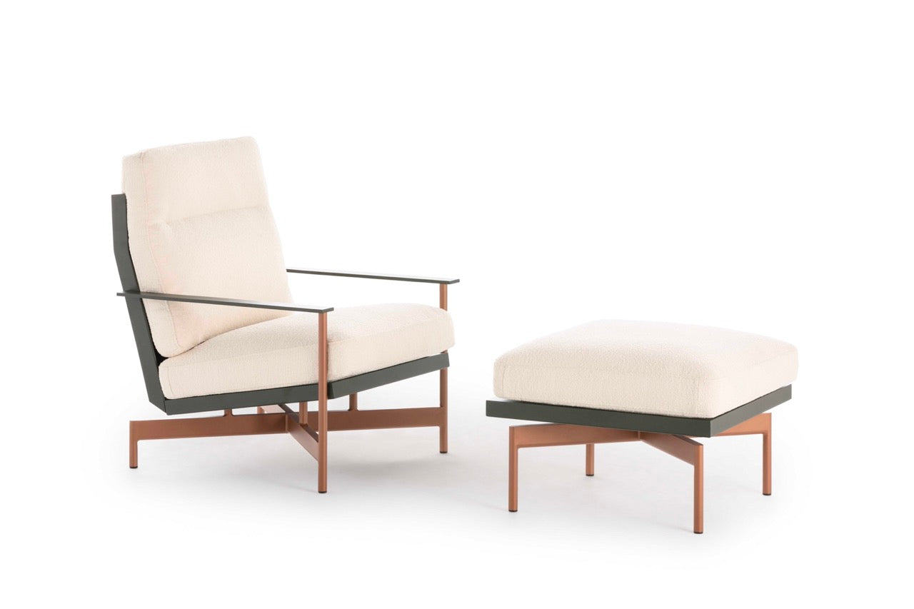 Gandia Blasco I Onde stool for Club Armchair