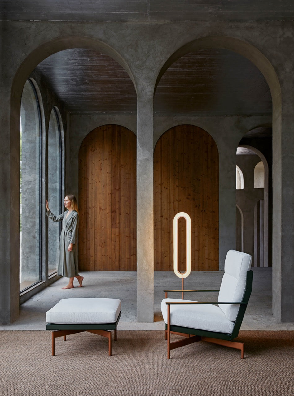 Gandia Blasco I Onde stool for Club Armchair