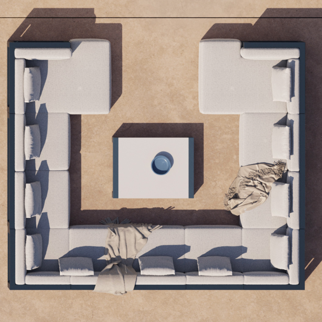 Gandia Blasco I Islablanca Sofa ohne Armlehnen Sectional 4