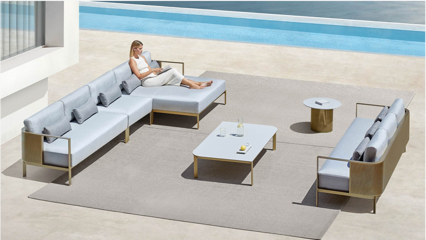 Gandia Blasco I Solanas  XL Sectional 2 Chaiselongue rechts