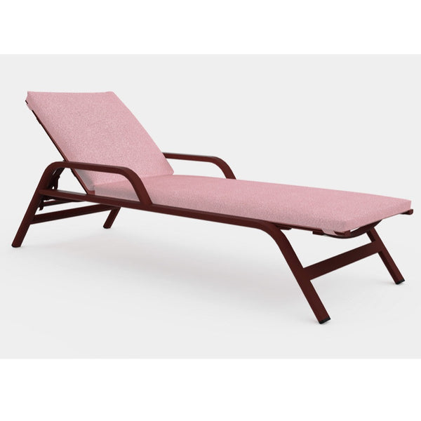 Gandia Blasco Stack sun lounger stackable with armrests