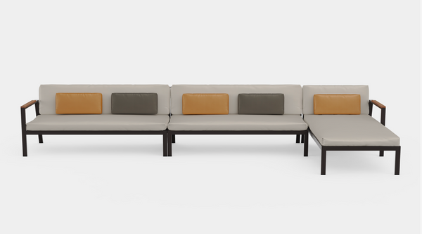 Gandia Blasco Timeless Sectional 2 chaise lounge right