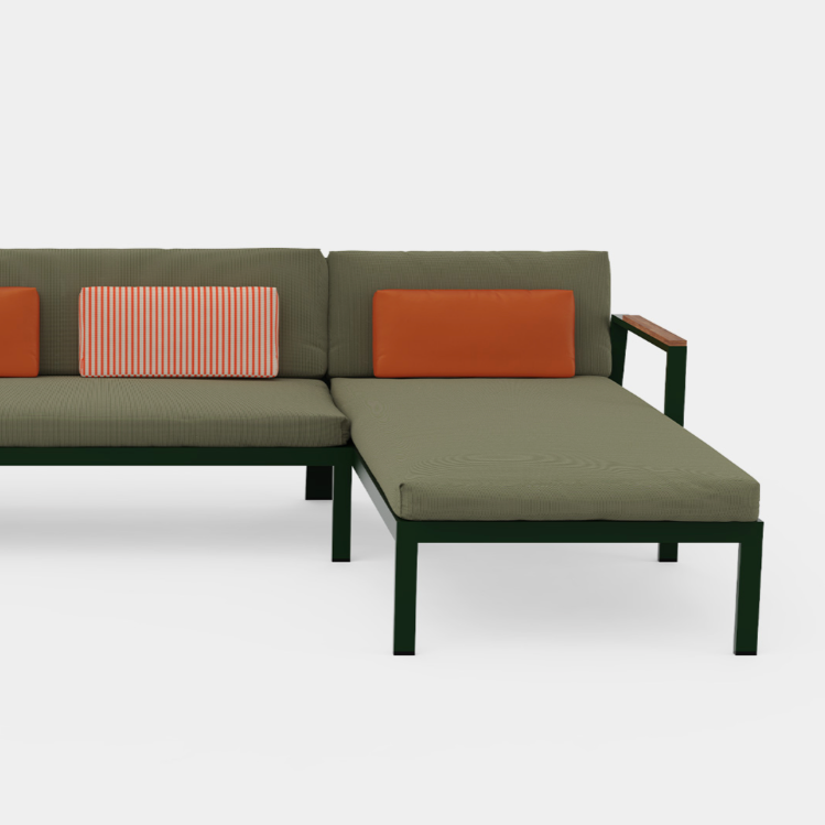 Gandia Blasco | Timeless Sectional 2 Chaiselongue rechts