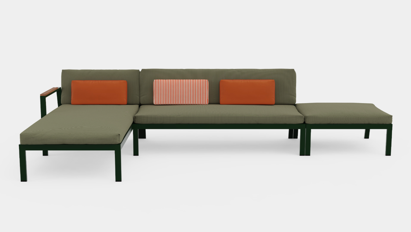 Gandia Blasco | Timeless Sectional 4 Sofa ohne Armlehnen