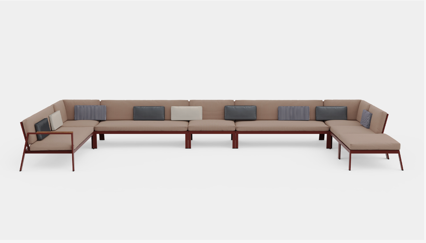 Gandia Blasco | Timeless Sectional 1 Abschlusssofa links