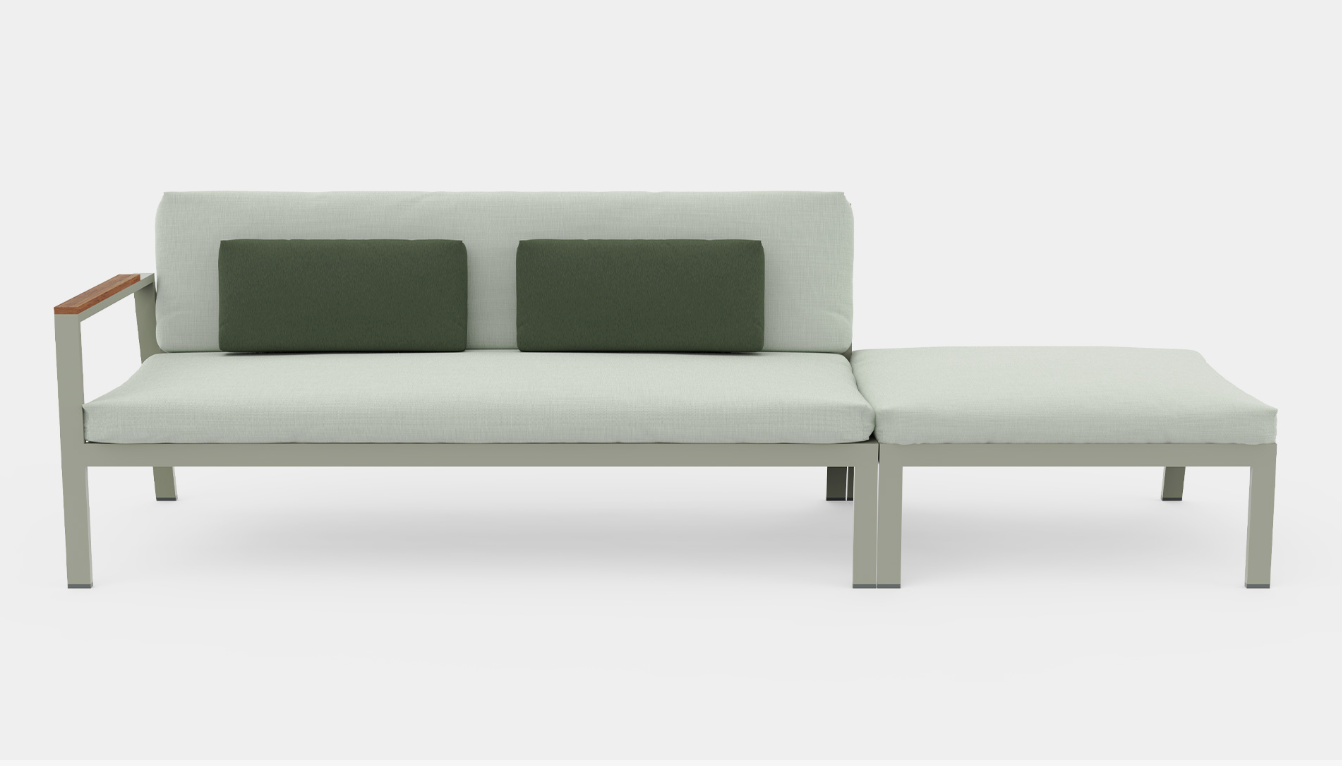 Gandia Blasco | Timeless Sectional 1 Abschlusssofa links