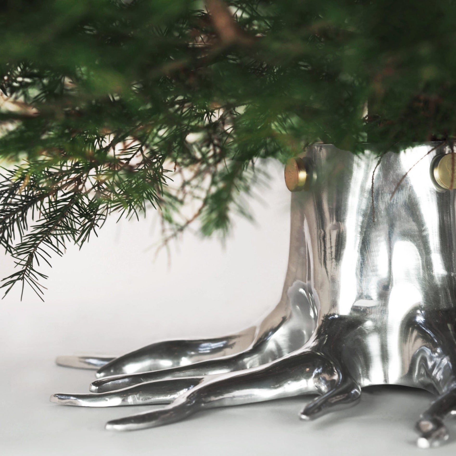Garden Glory Weihnachtsbaumständer Christmas Tree Stand Silver