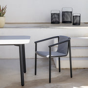 Todus I Duct Round Armlehnenstuhl