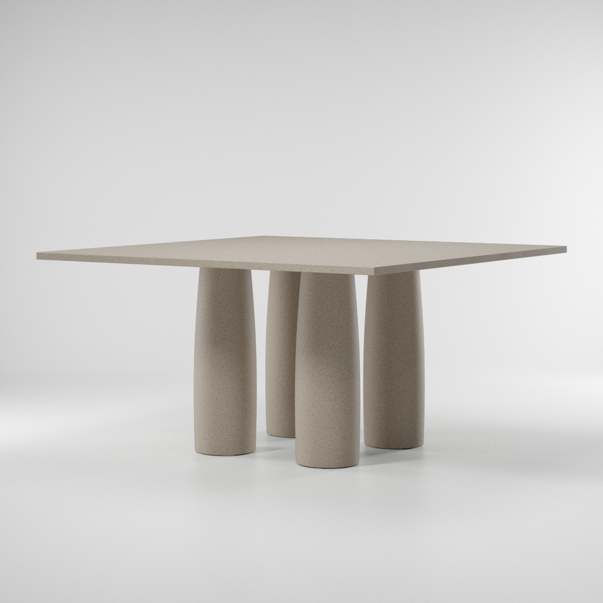 Kettal Il Colonnato dining table stone 140 cm