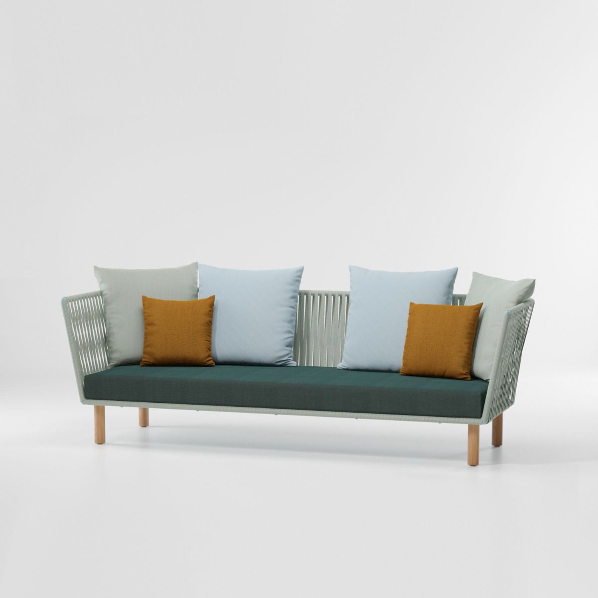 Kettal I Bitta 3-Seater Sofa Bela Rope 250 cm