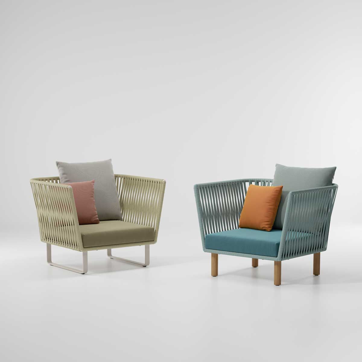 Kettal I Bitta Club Armchair Bela Rope