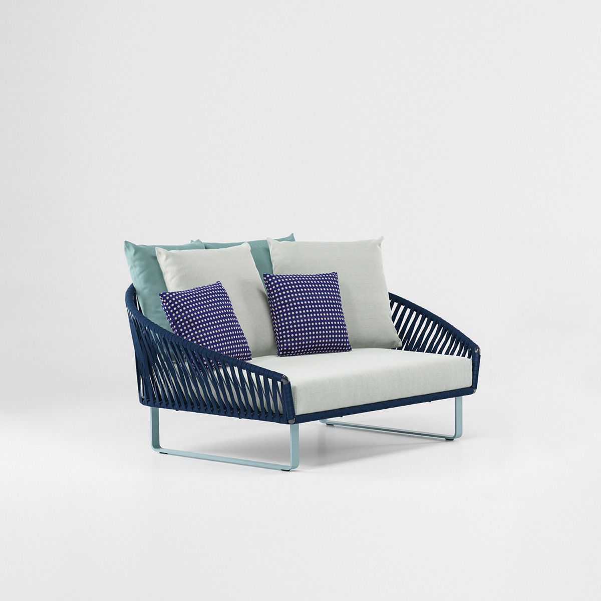 Kettal I Bitta Daybed Bela Rope mit Kufen