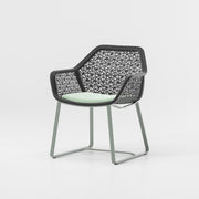 Kettal I Maia Dining Armchair Aluminum Legs