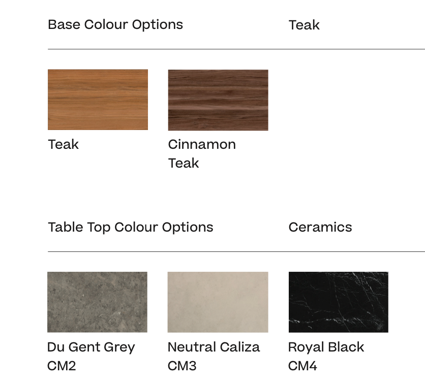 Kettal I Giro Esstisch 220 cm, rechteckig