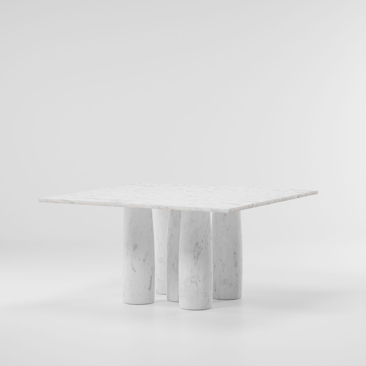 Kettal Il Colonnato table à manger marbre 140 cm