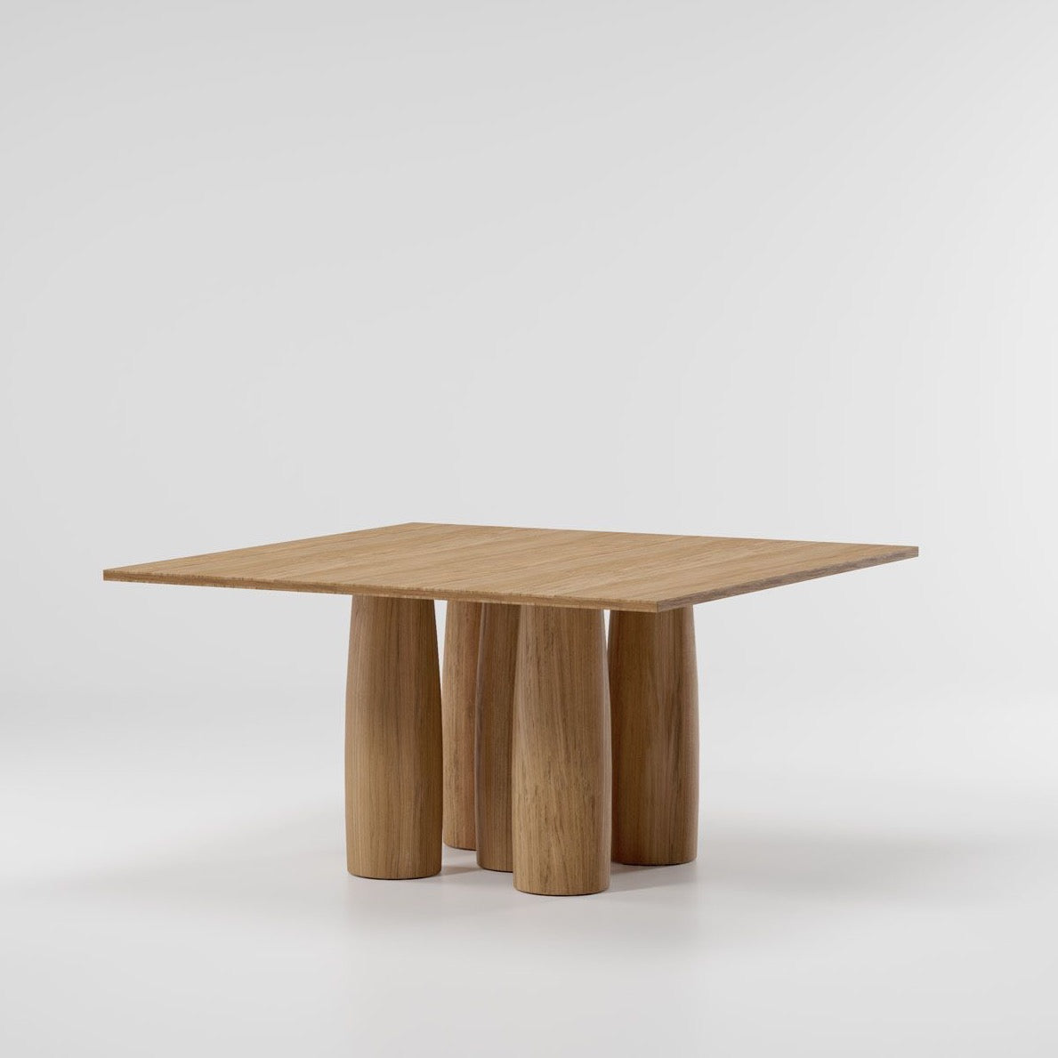 Kettal Il Colonnato dining table teak 140 cm