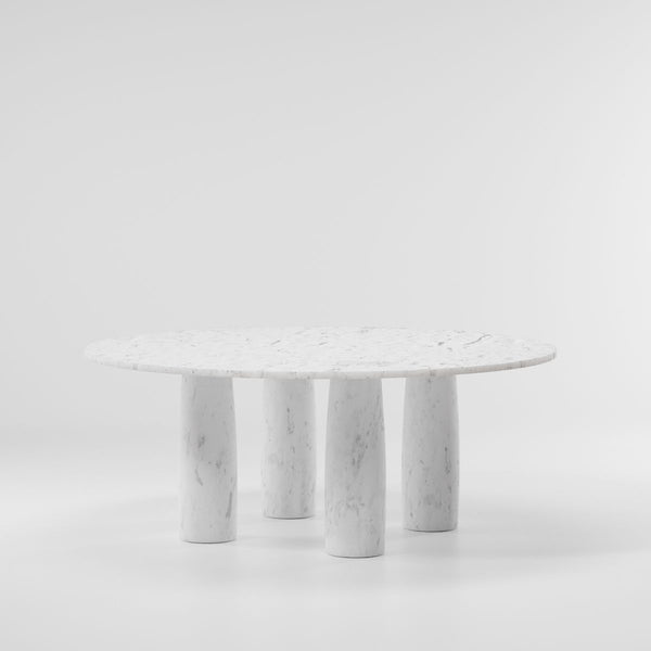 Kettal Il Colonnato table à manger marbre ø165 cm
