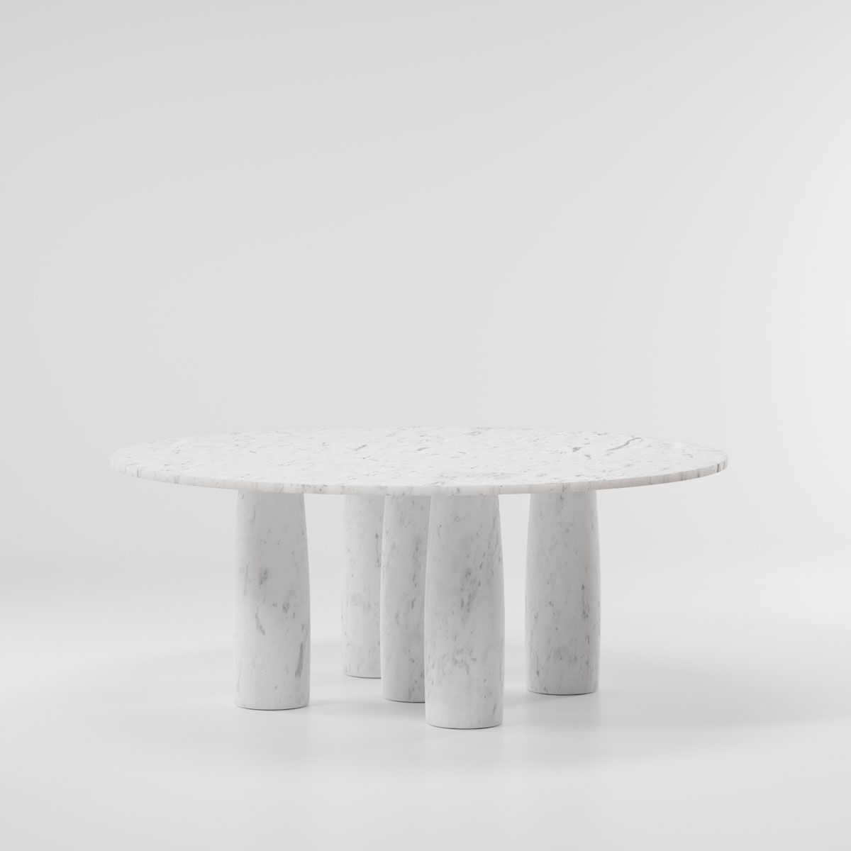 Kettal Il Colonnato table à manger marbre ø165 cm