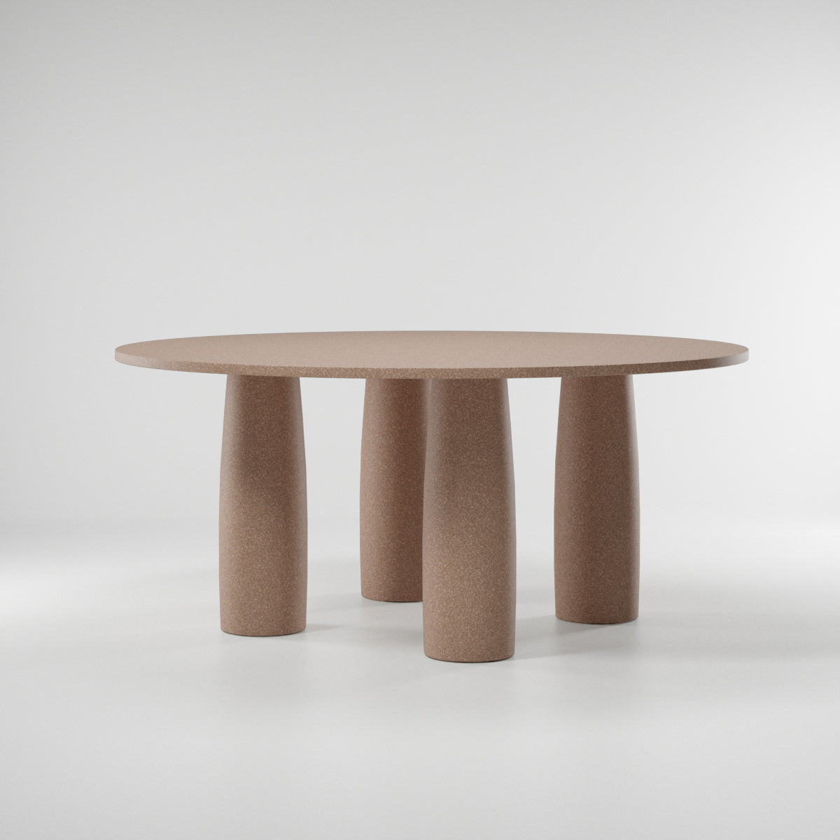 Kettal Il Colonnato table à manger pierre ø165 cm