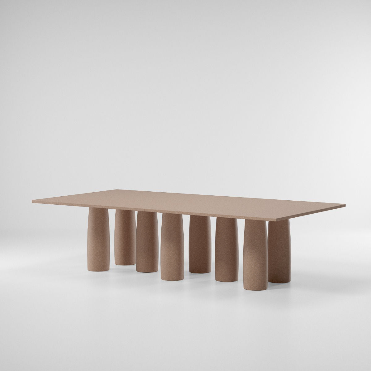 Kettal Il Colonnato table à manger pierre 280 cm