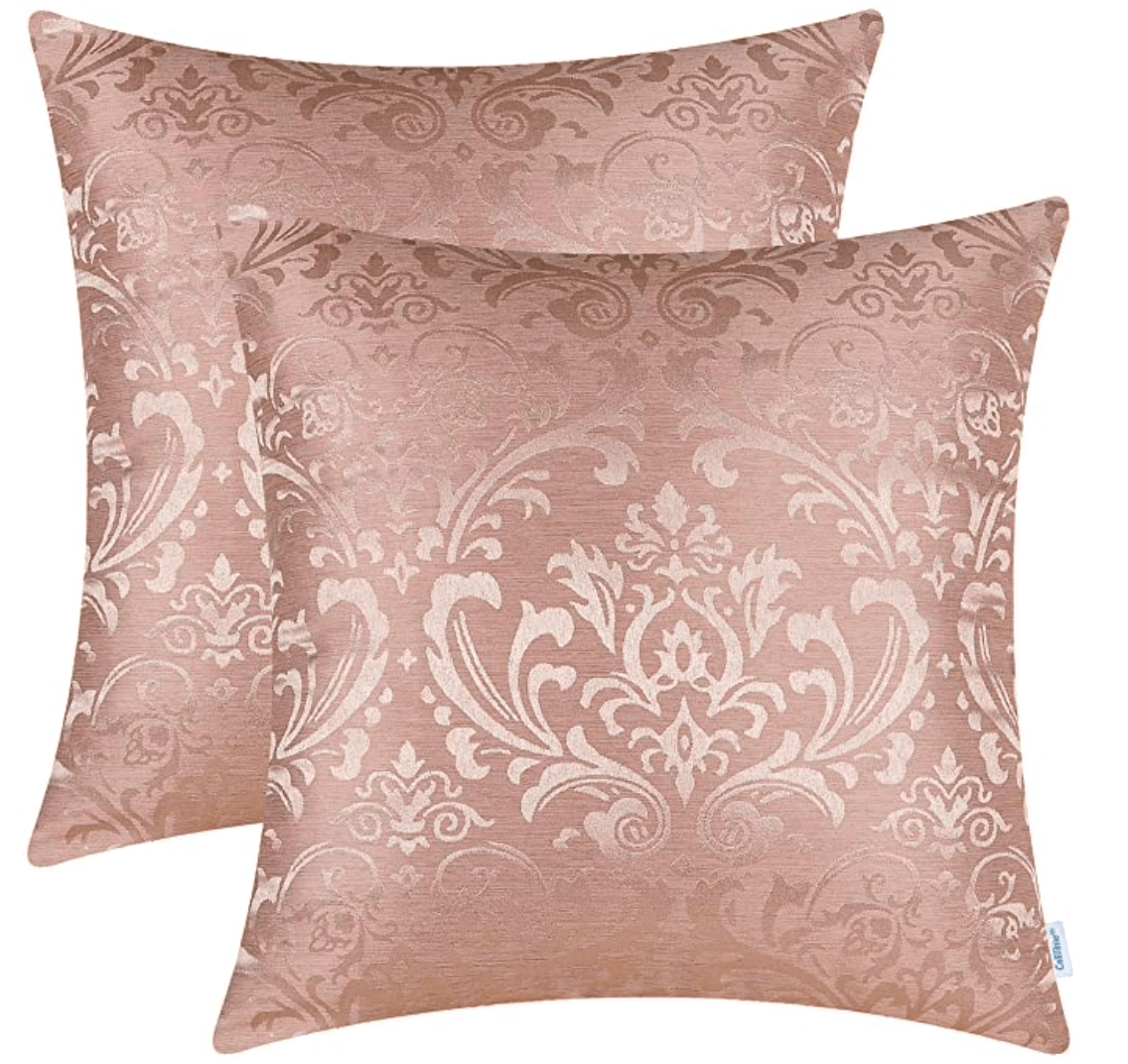CaliTime Kissenbezug Cases Vintage Damast Floral