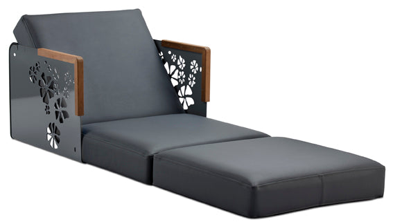 Ego Paris Lounge Kube Blumen Teak