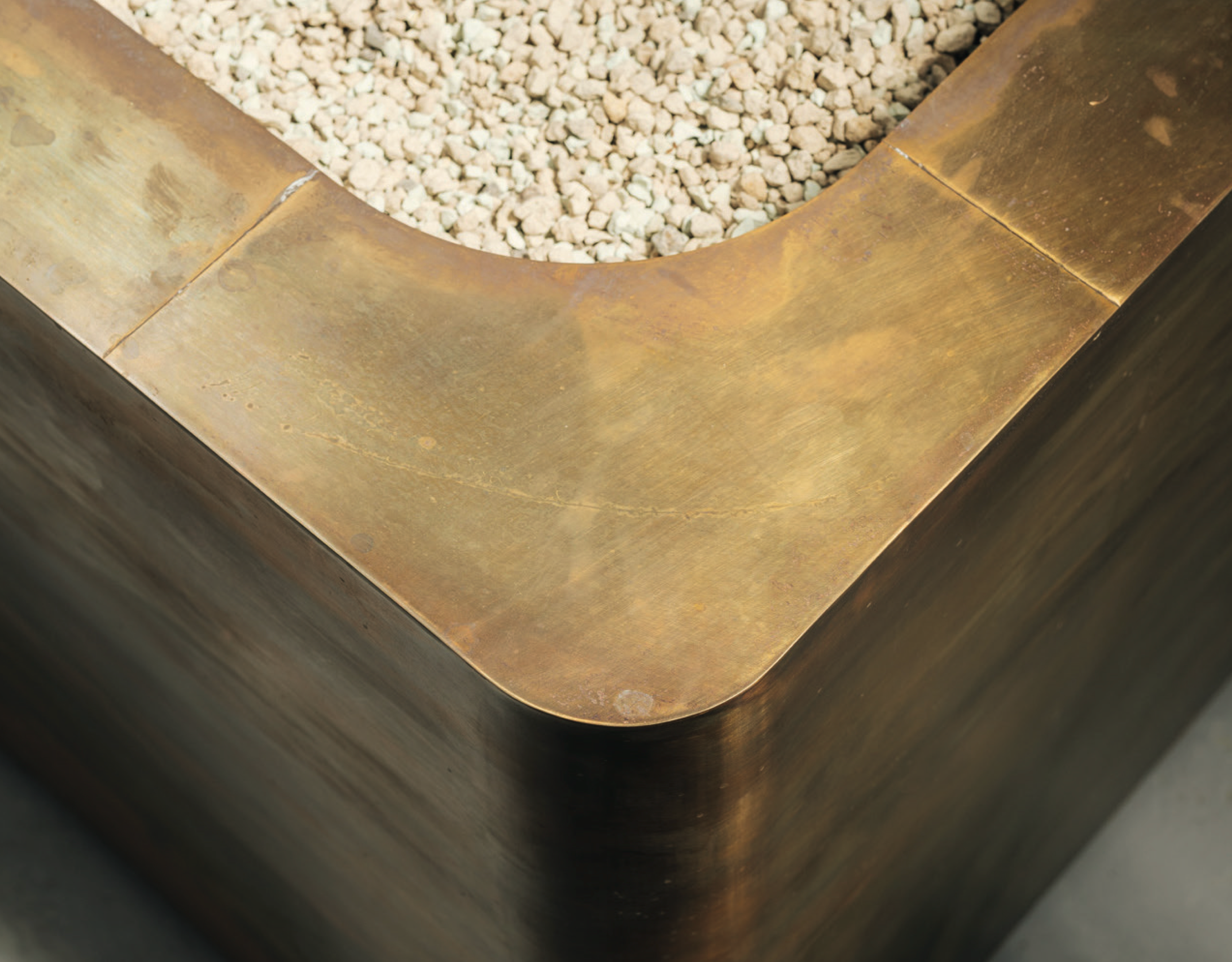 Lviv I Brass Cubic Planter