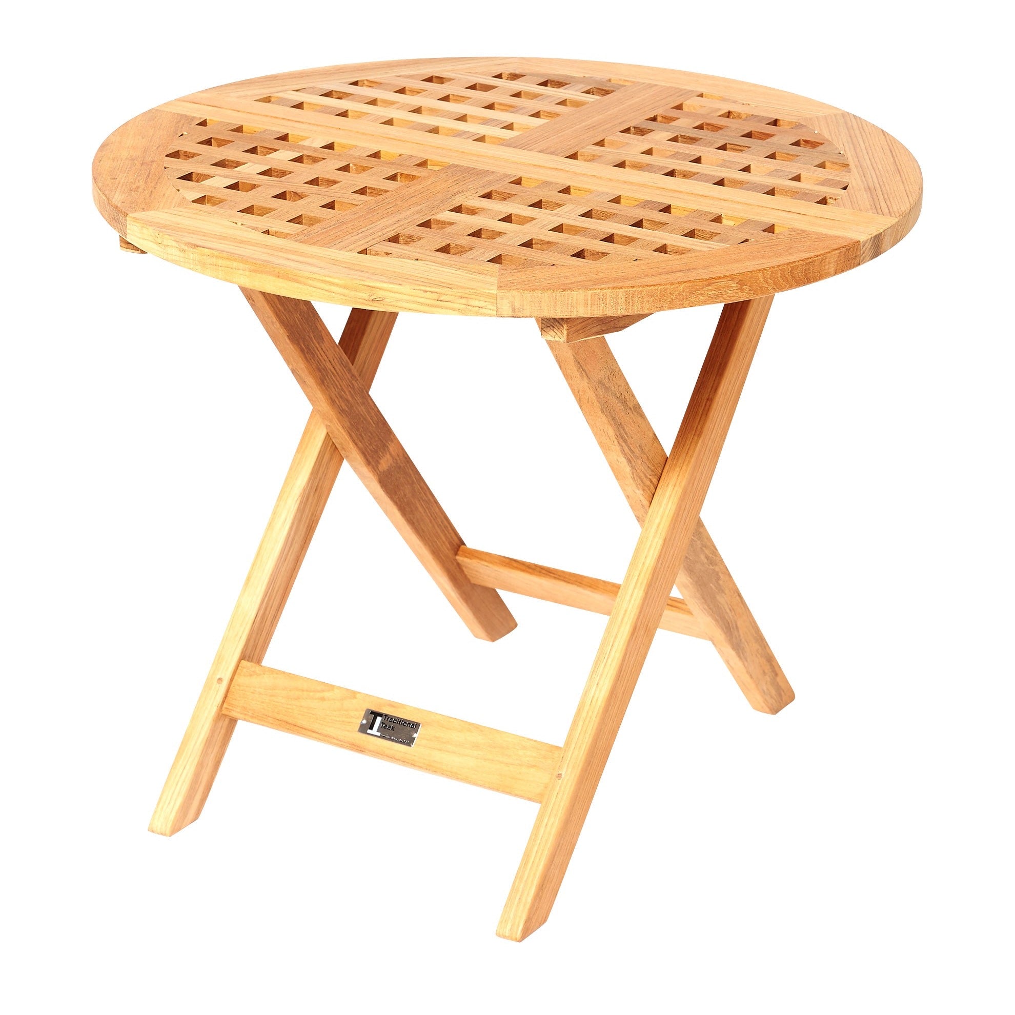 Traditional Teak I Lilly Klapptisch 62 cm, rund
