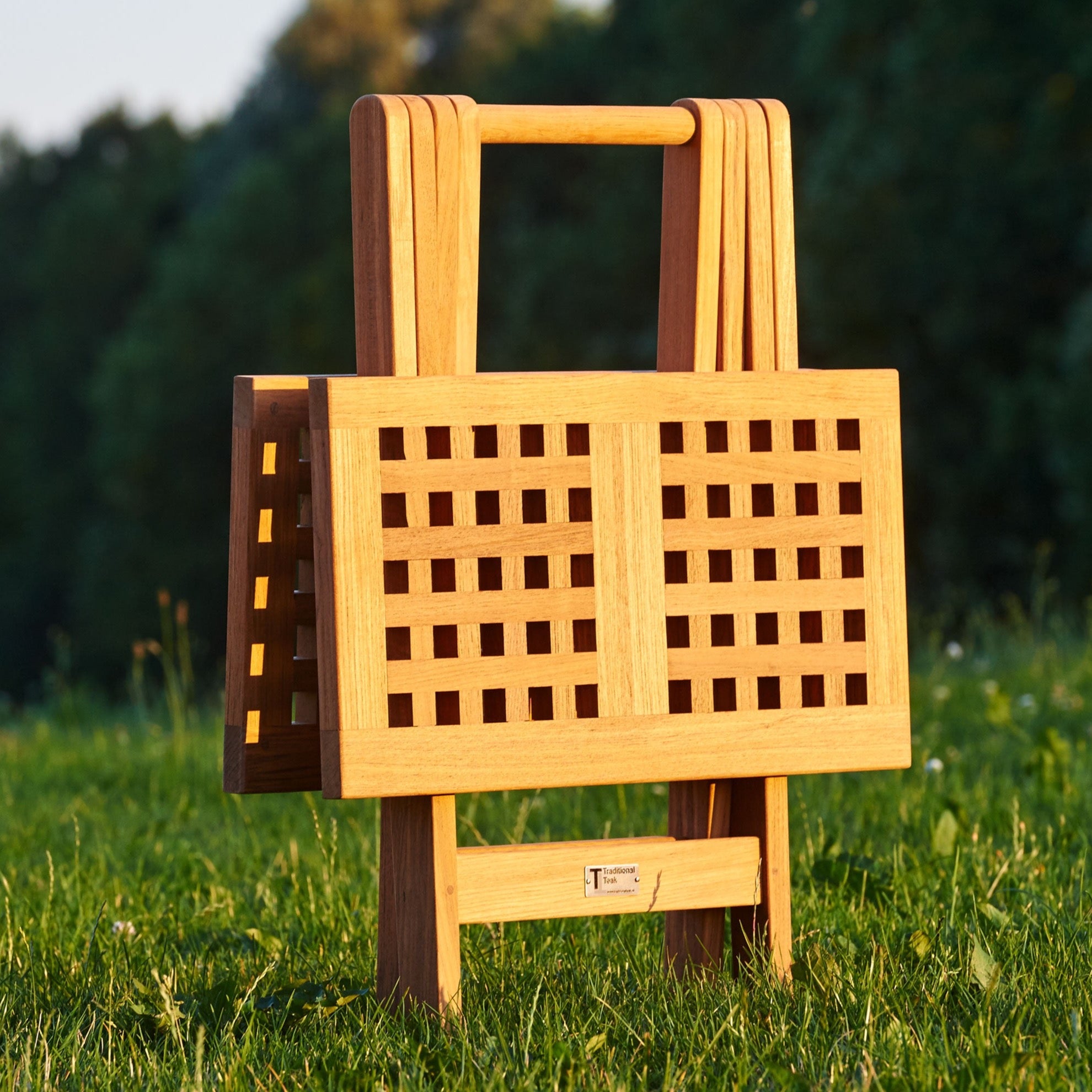 Traditional Teak I Lilly Klapptisch 52 cm, quadratisch