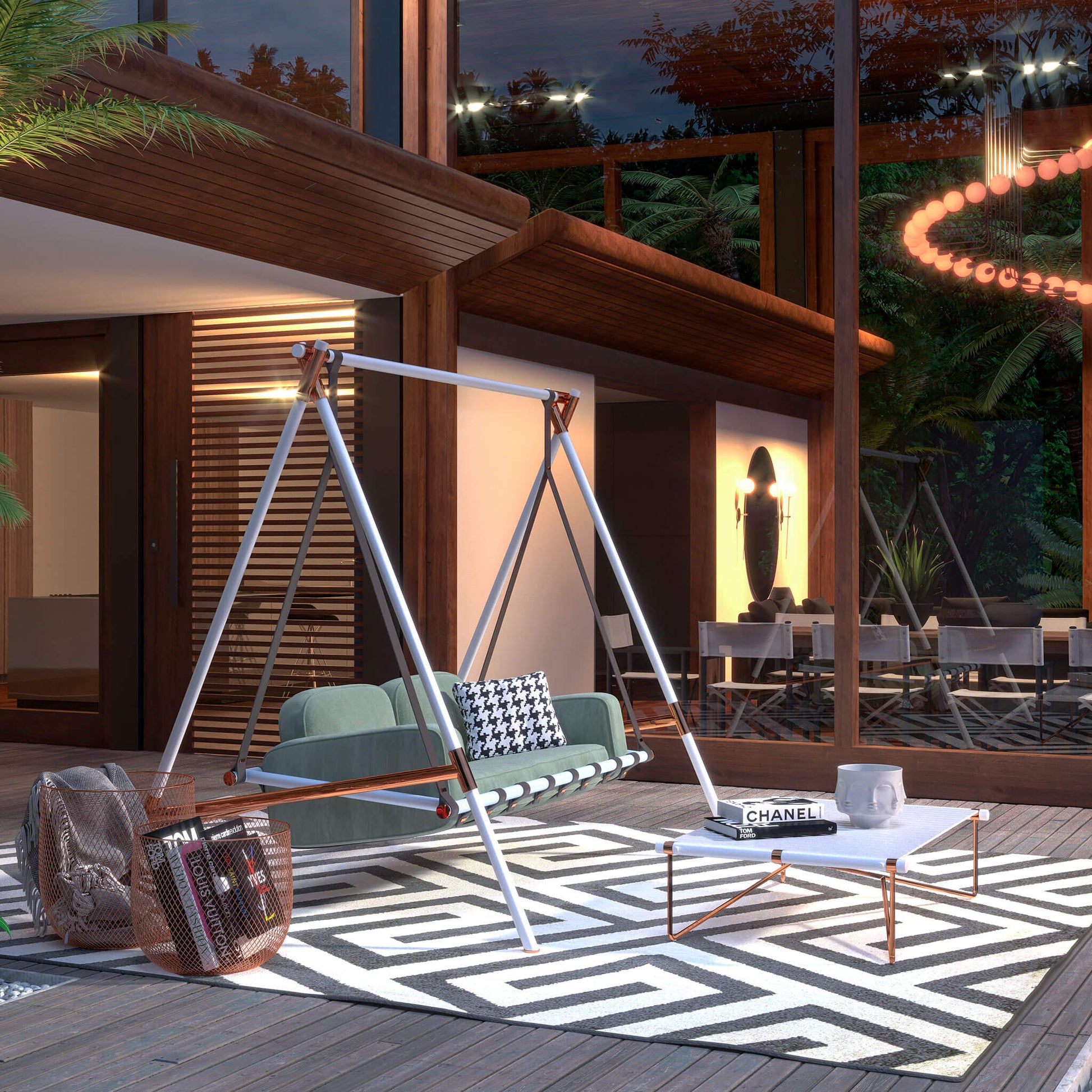 MYFACE-FABLE-SWING Hängendes Sofa für 2-3 Personen