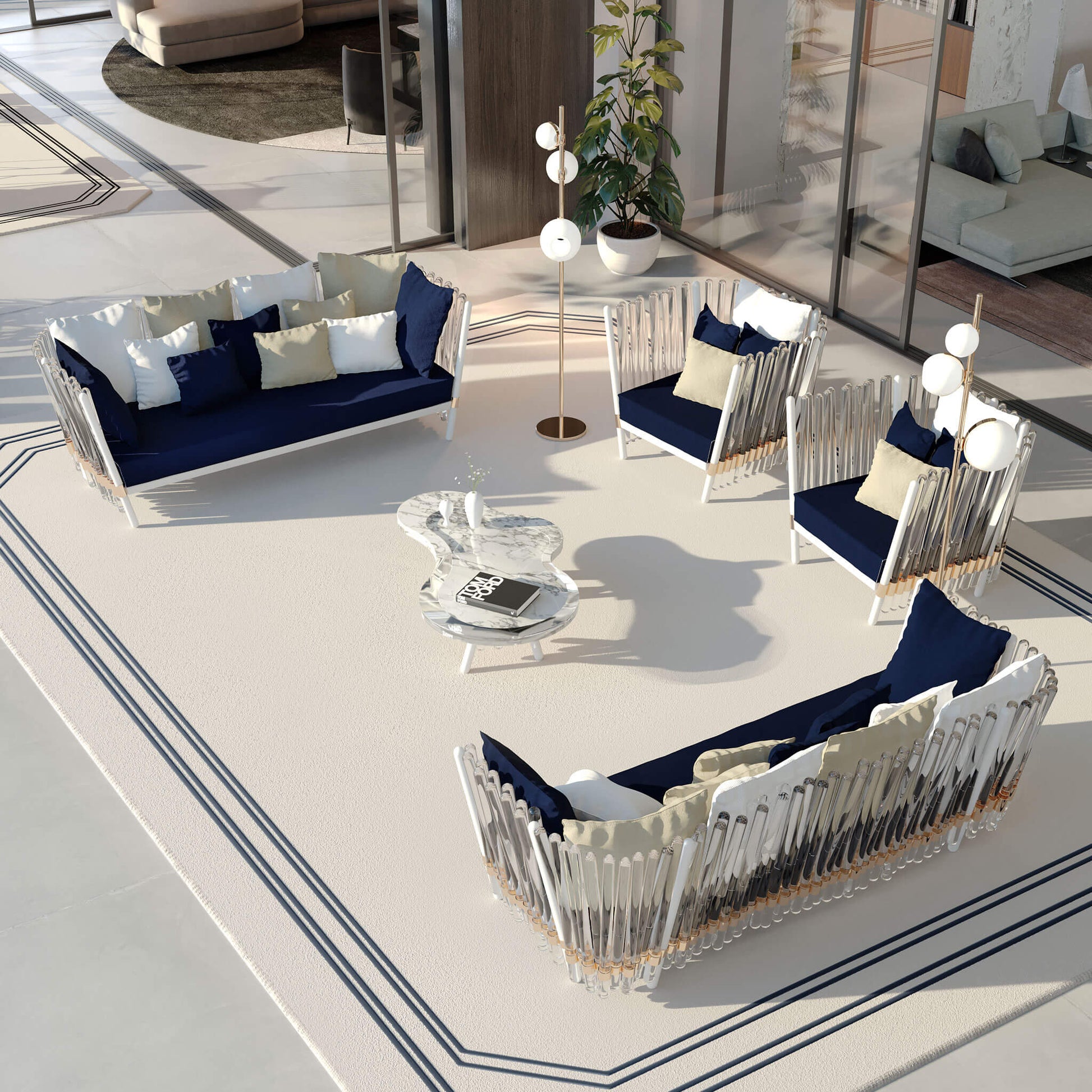 MYFACE OUTDOOR LOUNGE HOUDINI, EXKLUSIVE DESIGN GARTENMÖBEL 