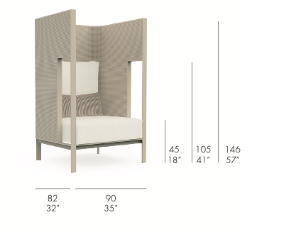Gandia Blasco I Solanas Cocoon Lounge Chair