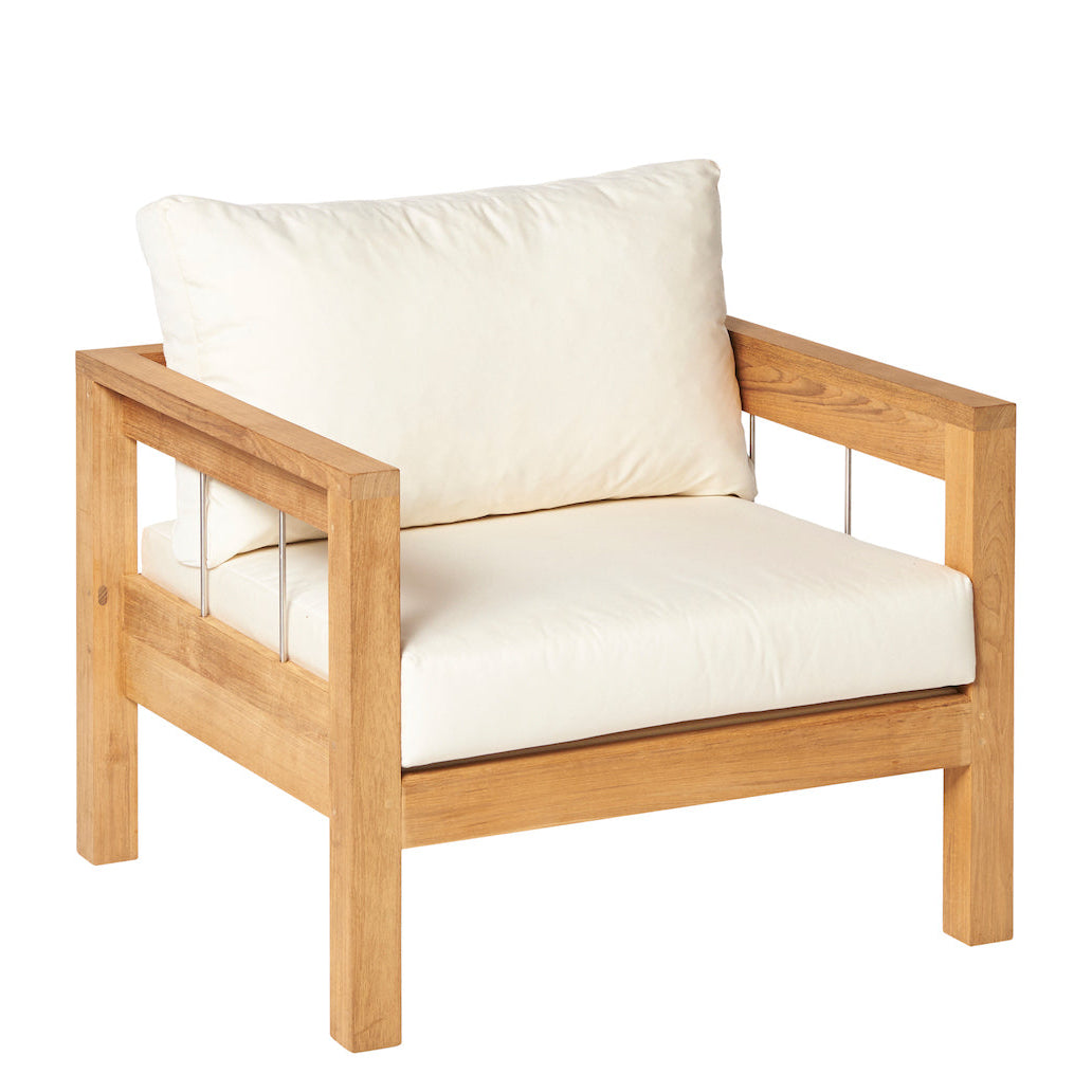 Traditional Teak Maxima Lounge Sessel – Bild 4