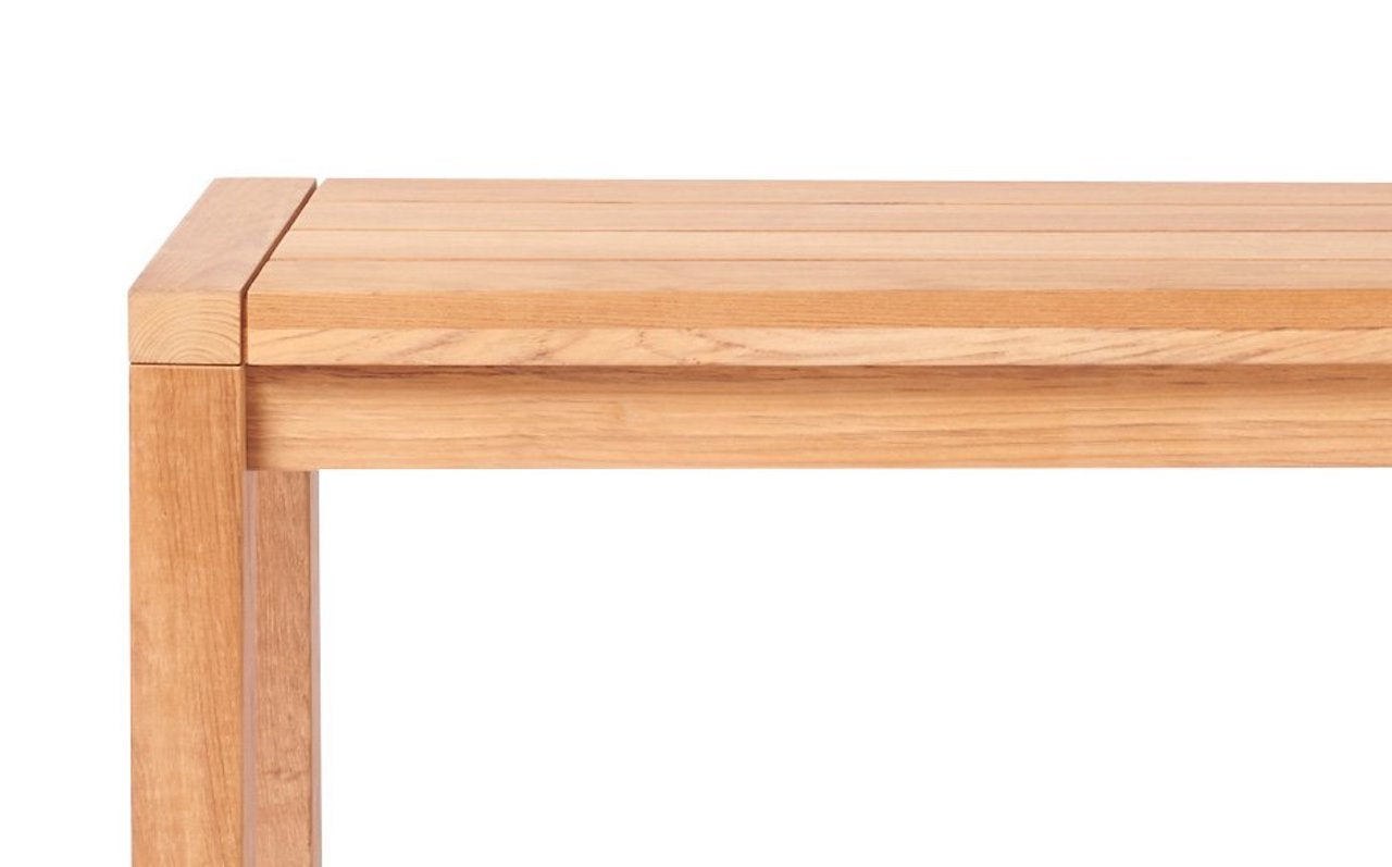 Traditional Teak I Maxima Gartenbank ohne Rückenlehne 100 cm