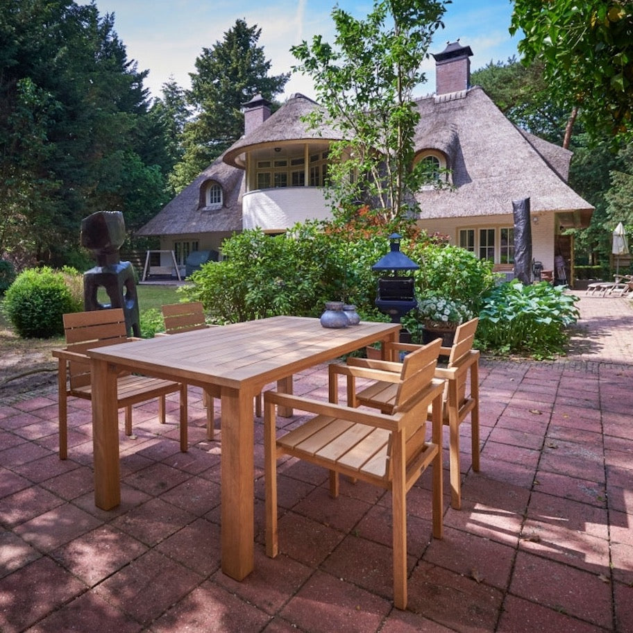 Traditional Teak I Maxima Esstisch 180 cm, rechteckig