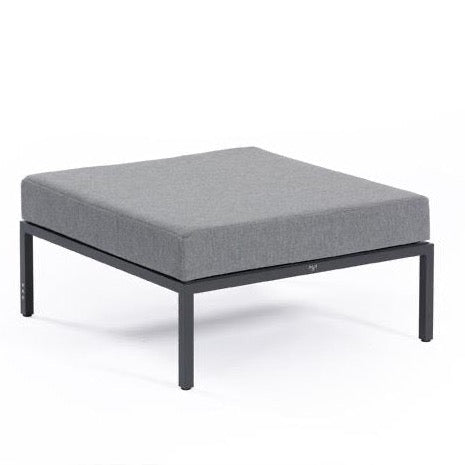 Ego Paris Ottoman Modul Sutra mit grauem Polster