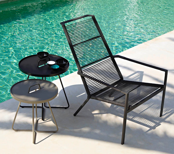 Cane-Line Table d'appoint mobile grande