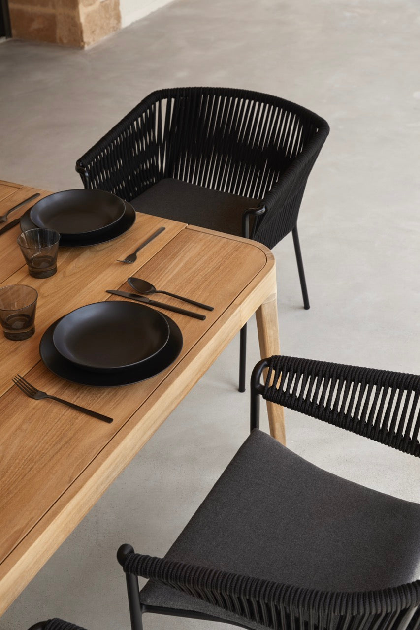 Point I Weave Stuhl mit Armlehnen