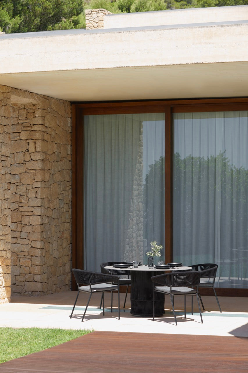 Point I Weave Stuhl mit Armlehnen