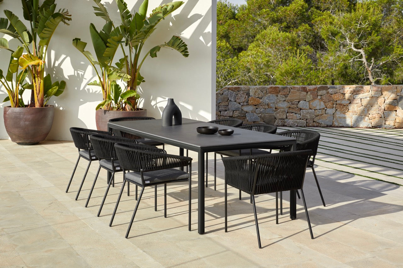 Point I Weave Stuhl mit Armlehnen