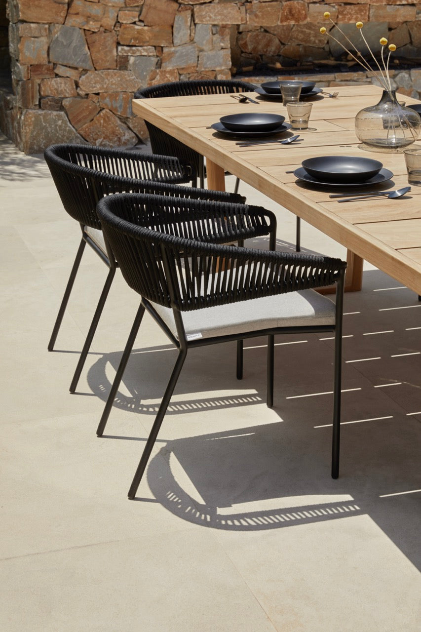 Point I Weave Stuhl mit Armlehnen