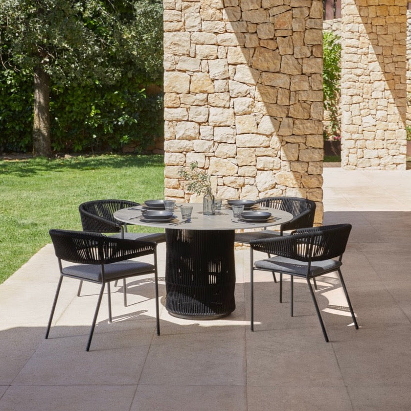 Point I Weave Esstisch 130 cm, rund