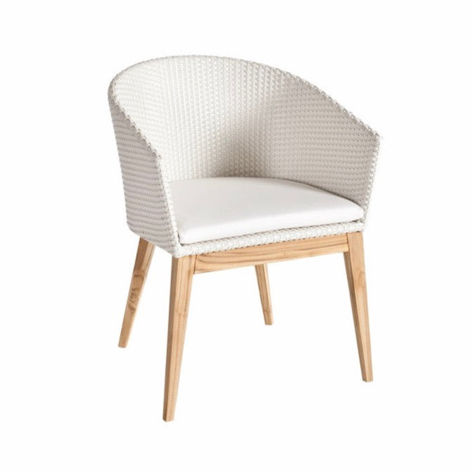 Point Arc chair with armrests