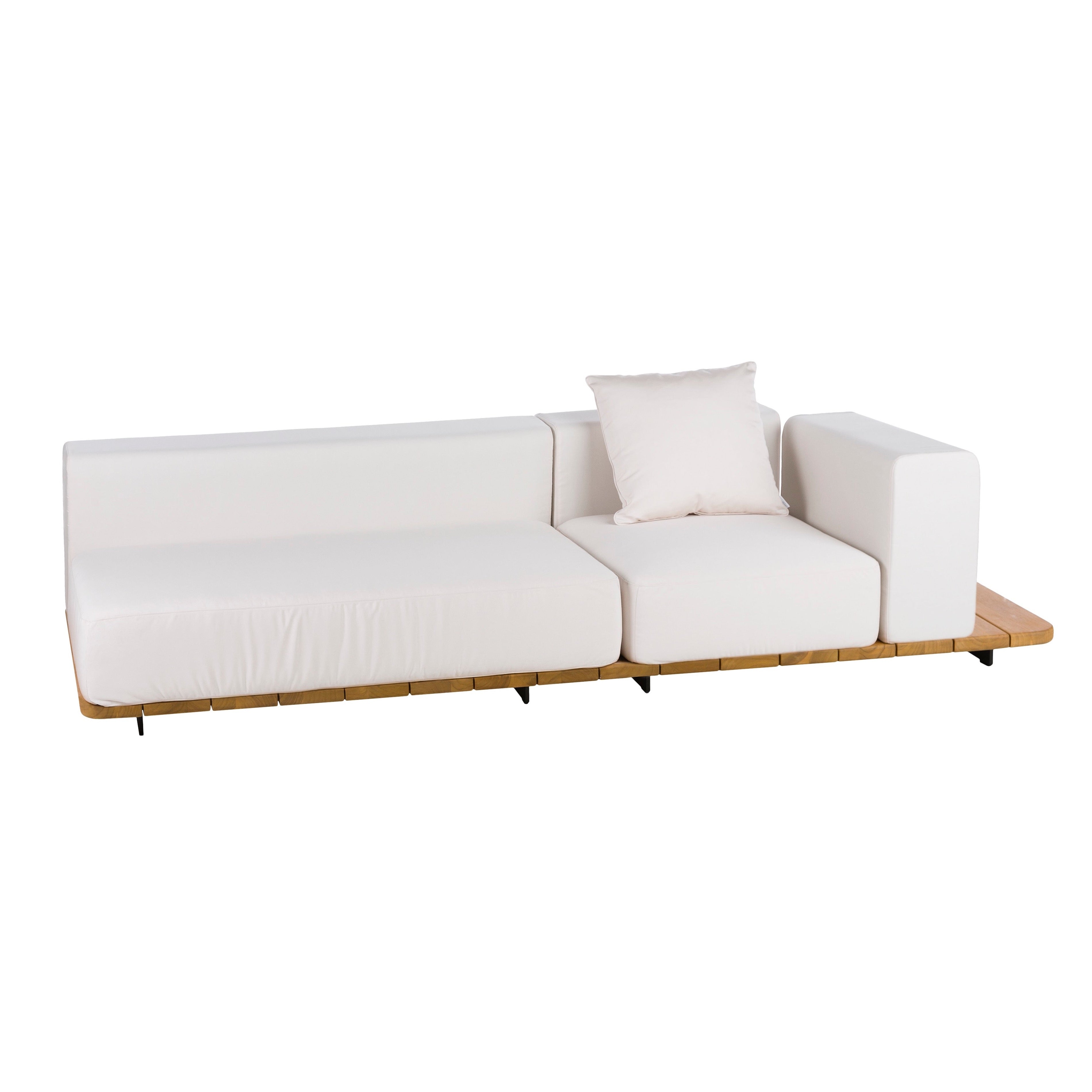 Point I Pal Dreisitzer Ecksofa links mit Ablage links